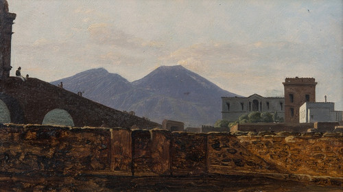 Digital Print - Vesuvius Seen from St January Bridge, Naples by Gustaf Sderberg Digital Print - Vesuvius Seen from St January Bridge, Naples by Gustaf Sderberg