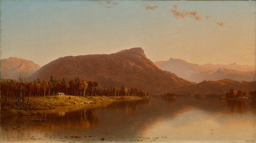 Digital Print - A Home in the Wilderness by Sanford Robinson Gifford