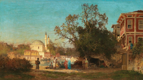 Digital Print - A Capriccio of Constantinople by Germain Fabius Brest