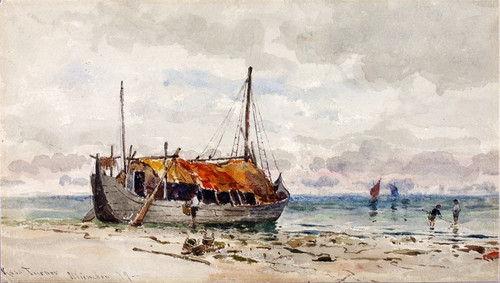 Digital Print - The Mussel Gatherers by Ross Sterling Turner