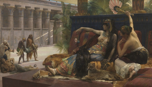 Digital Print - Cleopatra testing poisons on condemned prisoners by Alexandre Cabanel