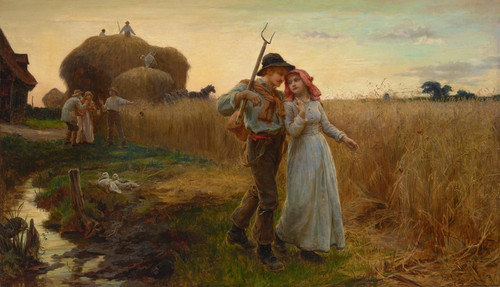 Digital Print - The Favoured Swain by Frederick Morgan
