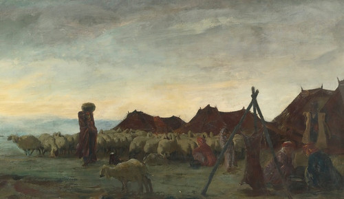 Digital Print - Nomads In The Region Of Meshed by Alexandre Jacovleff