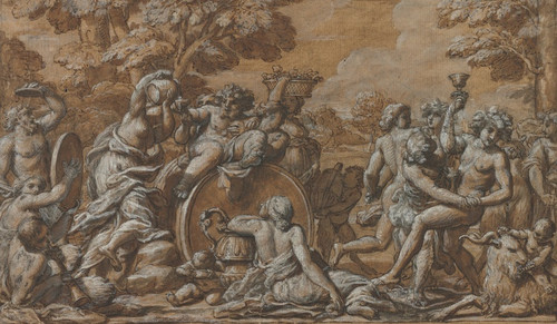 Digital Print - Bacchanal by Pietro da Cortona