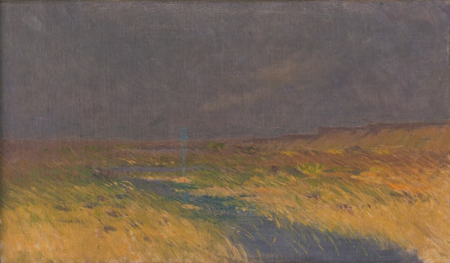 Digital Print - Landscape before Evening by Ferdinand Katona