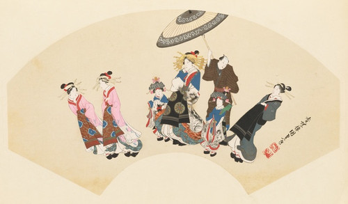 Digital Print - Masterpieces selected from the Ukiyoye School, Pl.18 by Shiichi Tajima