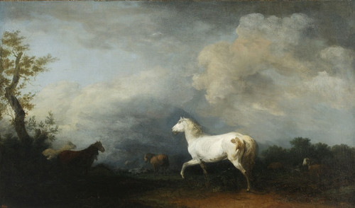 Digital Print - Band of horses by Francesco Giuseppe Casanova