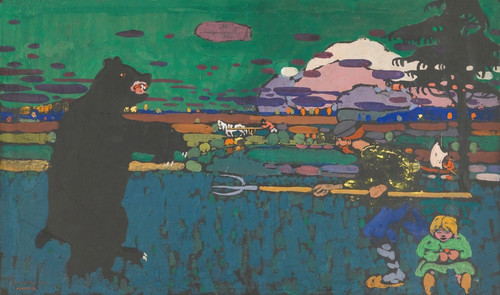 Digital Print - The Bear by Wassily Kandinsky