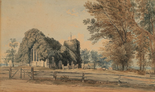 Digital Print - Chingford Church, Essex by John Varley
