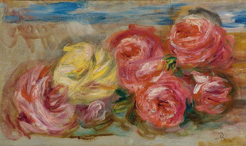 Digital Print - Roses by Pierre-Auguste Renoir