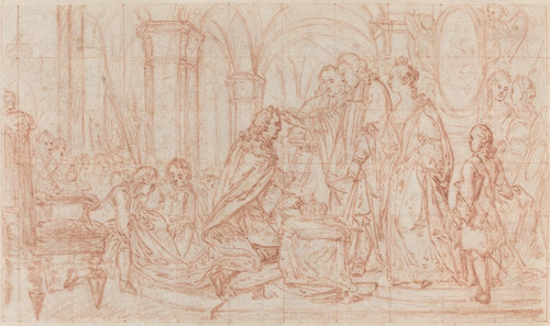 Digital Print - Ceremony of Consecration by French School