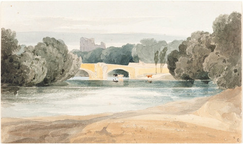 Digital Print - after John Sell Cotman, Bridge at Knaresborough by Rev. James Bulwer