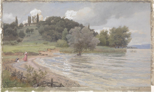 Digital Print - Arenenberg at Ermatingen, Bodensee by Hans Gude