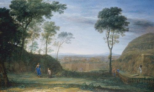 Digital Print - Christ Appears in front of Mary Magdalene (Noli me tangere) by Claude Lorrain