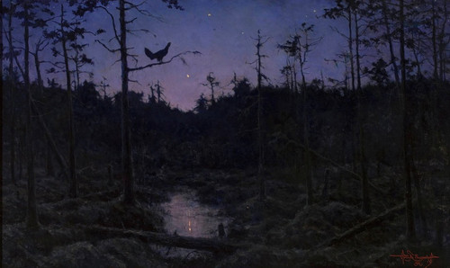 Digital Print - Mysterious song by Henryk Weyssenhoff
