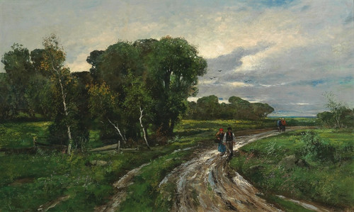 Digital Print - After the Rain by Adolf Kaufmann