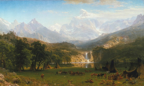 Digital Print - The Rocky Mountains, Lander's Peak by Albert Bierstadt