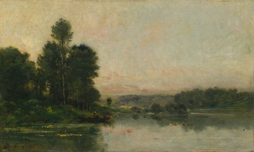 Digital Print - The Hillsides of Mry-sur-Oise, Opposite Auvers by Charles Franois Daubigny