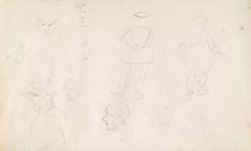 Digital Print - Figure studies by Adolph Tidemand