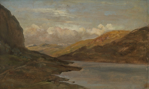 Digital Print - Landscape at Nystuen in Filefjell by Johan Christian Dahl