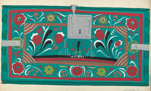 Digital Print - Painted Chest by Majel G. Claflin