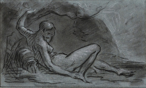 Digital Print - Jeune femme nue allonge by Pierre-Paul Prud'hon