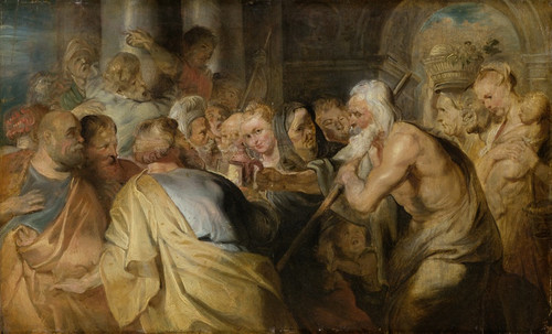 Digital Print - Diogenes Looking for an Honest Man by Peter Paul Rubens