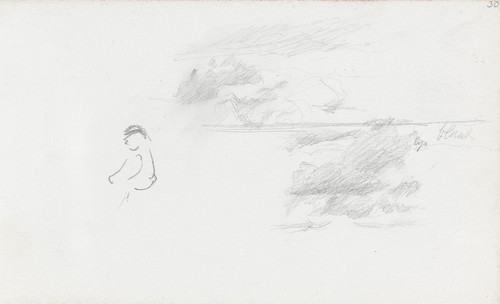 Digital Print - Figurriss; landskap by Ludvig Karsten