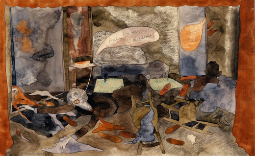 Digital Print - The Death of Countess Geschwitz by Charles Demuth