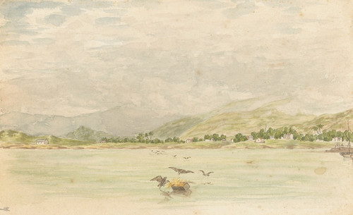 Digital Print - Honolulu from the town by George Sherriff
