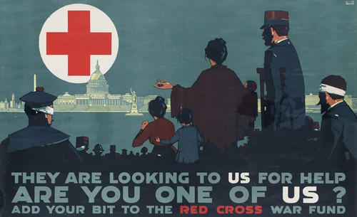 Digital Print - They are looking to us for help - Are you one of us, Add your bit to the Red Cross War Fund by L.N. Britton