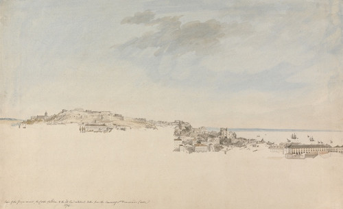 Digital Print - Lisbon from the Convent of St. Francis da Citadel by Charles Gore