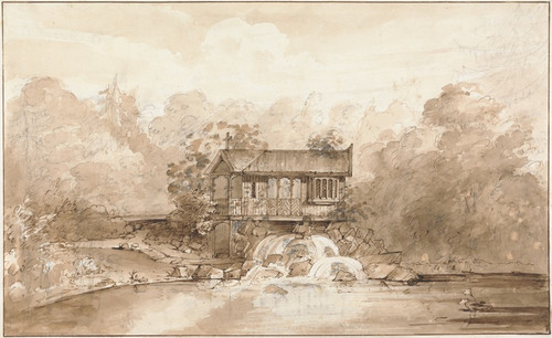 Digital Print - Design for the Hermitage, Virginia Water by Sir Jeffry Wyatville