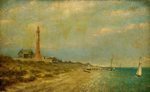 Digital Print - Fire Island Lighthouse by Miner Kilbourne Kellogg