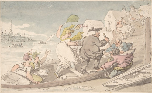 Digital Print - Easterly Winds by Thomas Rowlandson