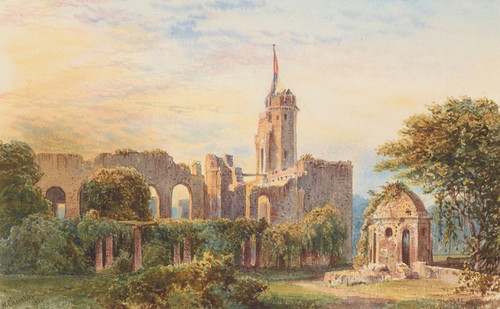 Digital Print - The Residence at Lucknow by Nicholas Chevalier