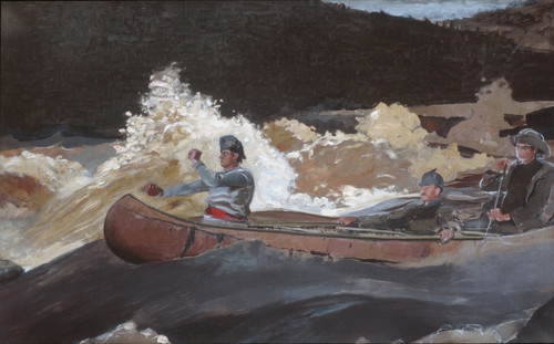 Digital Print - Shooting the Rapids, Saguenay River by Winslow Homer Digital Print - Shooting the Rapids, Saguenay River by Winslow Homer