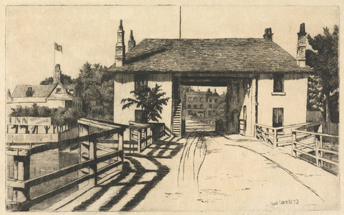 Digital Print - Fulham Bridge Tavern by Edwin Edwards