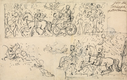 Digital Print - For the Triumph of Britannia by Thomas Stothard