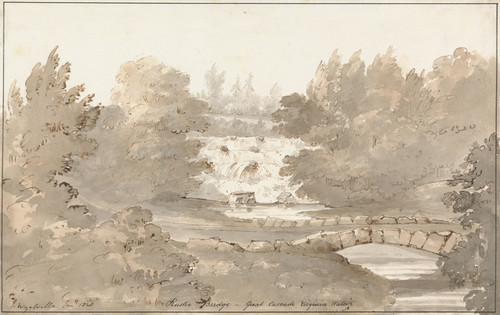Digital Print - Design for Rustic Bridge below the Cascade, Virginia Water by Sir Jeffry Wyatville