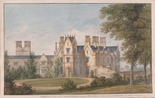 Digital Print - Lilleshall, Shropshire; View of the North Entrance and of the West Front by Sir Jeffry Wyatville