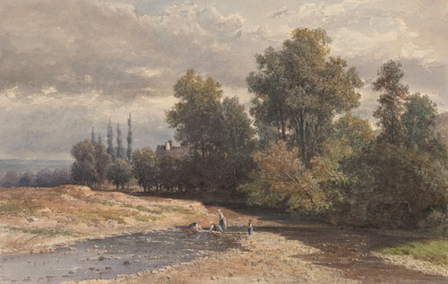 Digital Print - La Hulpe by Charles Ligny