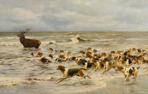 Digital Print - The Chase by Thomas Blinks