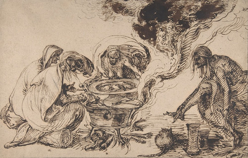 Digital Print - Witches' Sabbath by Jacob de Gheyn II Digital Print - Witches' Sabbath by Jacob de Gheyn II
