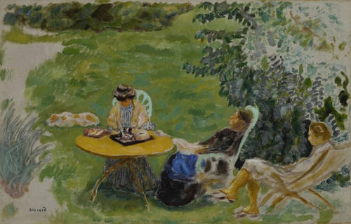 Digital Print - La Sieste au jardin by Pierre Bonnard
