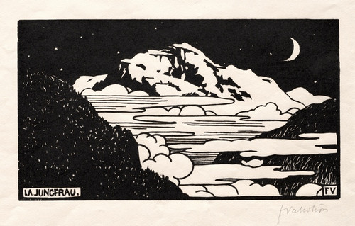 Digital Print - The Jungfrau by Flix Vallotton