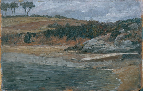Digital Print - Bretonische Kste by Alexander Demetrius Goltz
