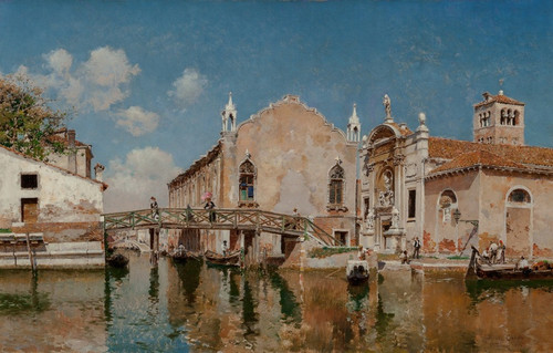 Digital Print - Santa Maria Valverde and the Scuola Vecchia della Misericordia, Venice by Federico del Campo