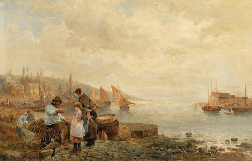 Digital Print - Motiv von der Westerschelde by Emil Barbarini