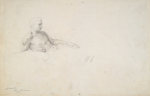 Digital Print - Study for King Candaules by Jean-Lon Grme